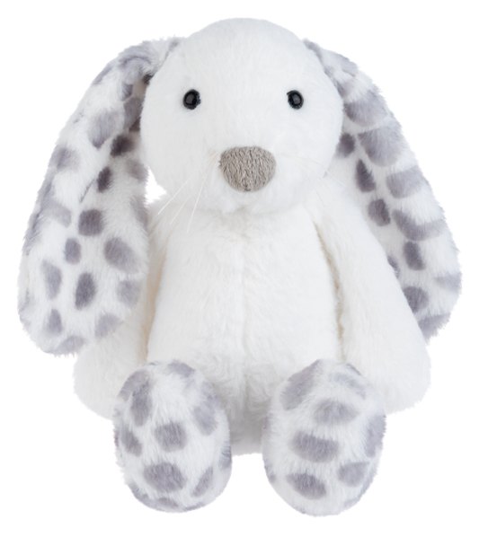 Hippity Hop Bunnies-Grey Polka-Dot