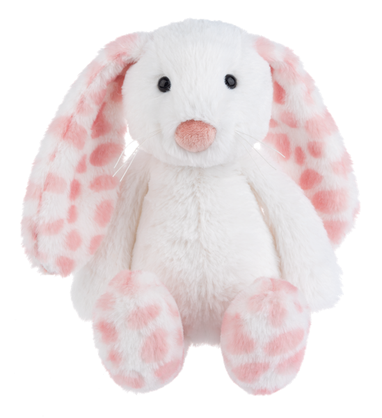 Hippity Hop Bunnies-Pink Polka-Dot