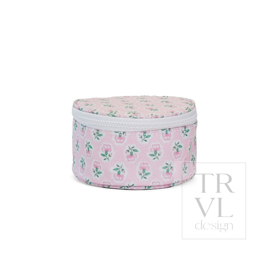JEWEL ROUND CASE - PETITE FLEUR PINK
