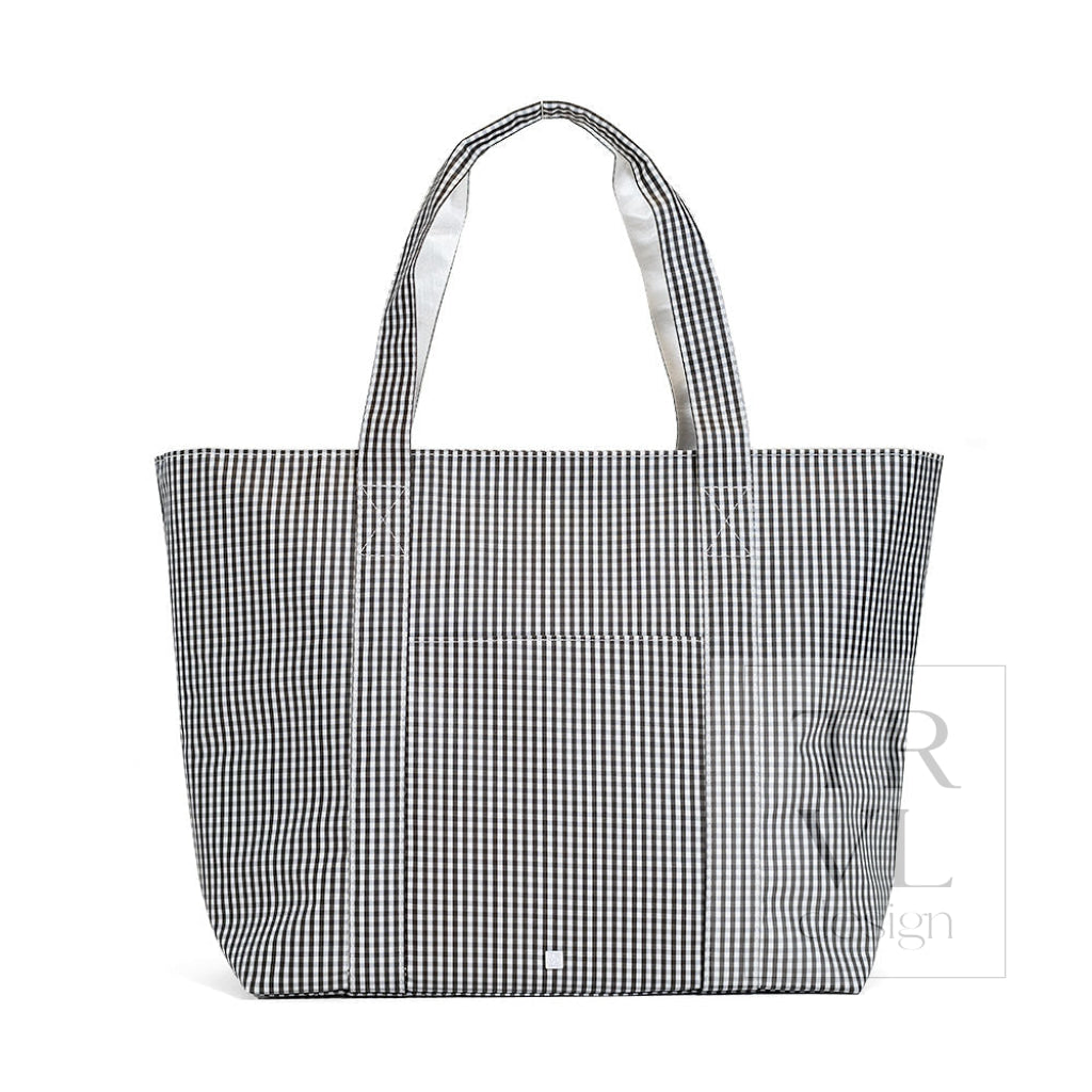 JUMBO TOTE - X-Large Tote GINGHAM BLACK