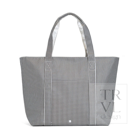 JUMBO TOTE - X-Large Tote GINGHAM BLACK