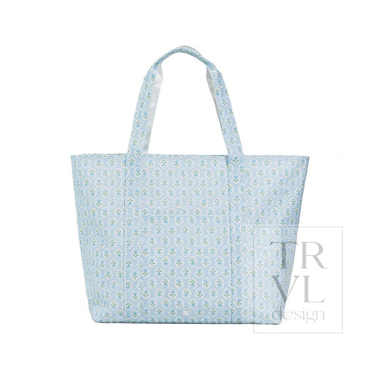 JUMBO TOTE - X-Large Tote PETITE FLEUR BLUE