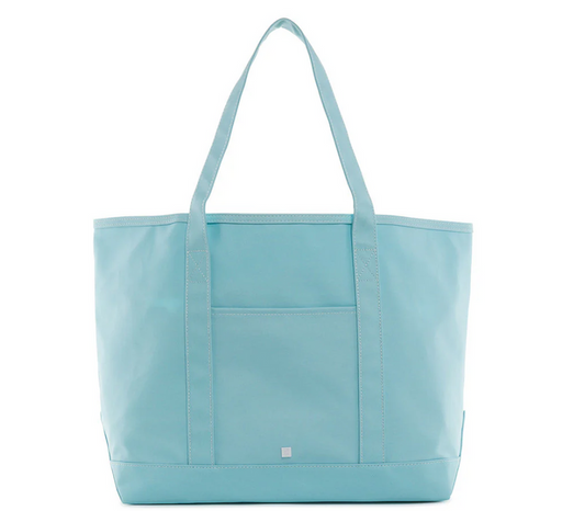 MAXI TOTE - COATED CANVAS
  Large LAKE BLUE