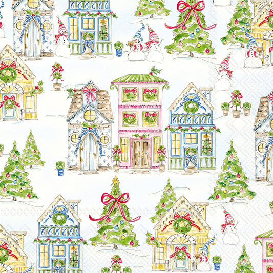 Gingerbread House Cocktail Napkin