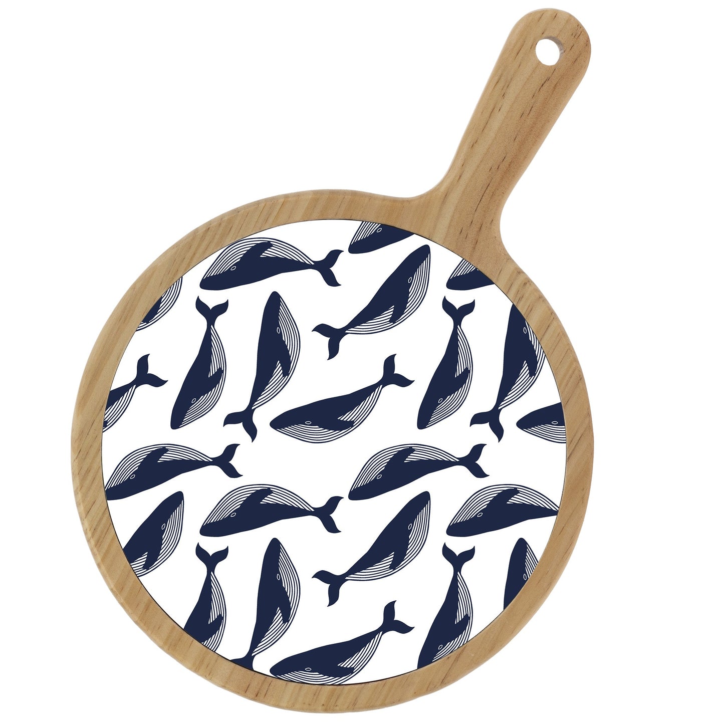 Navy Whale Cheeseboard