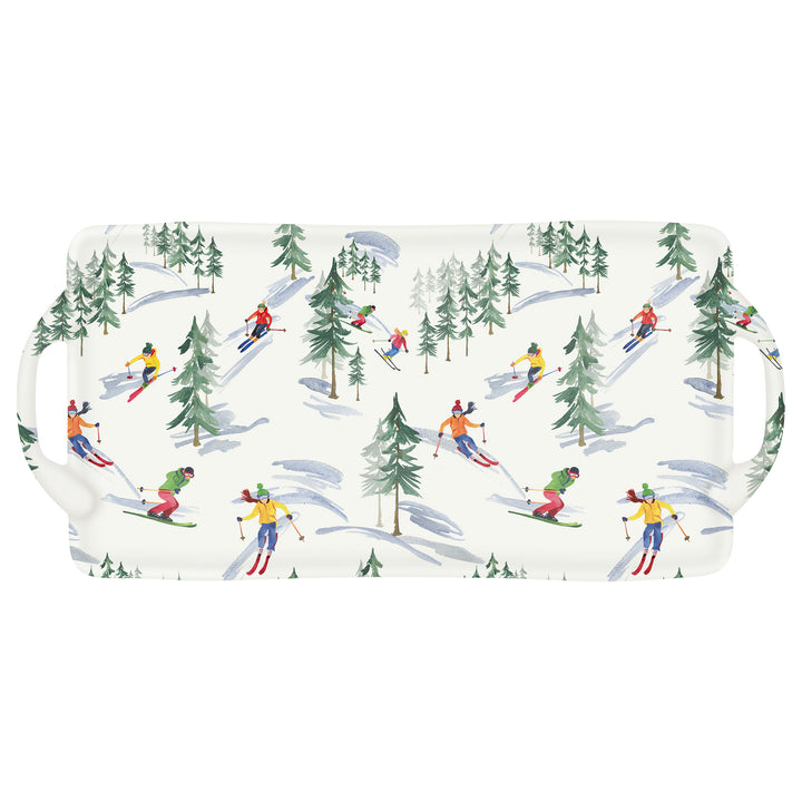 Down The Slope Melamine Tray Large