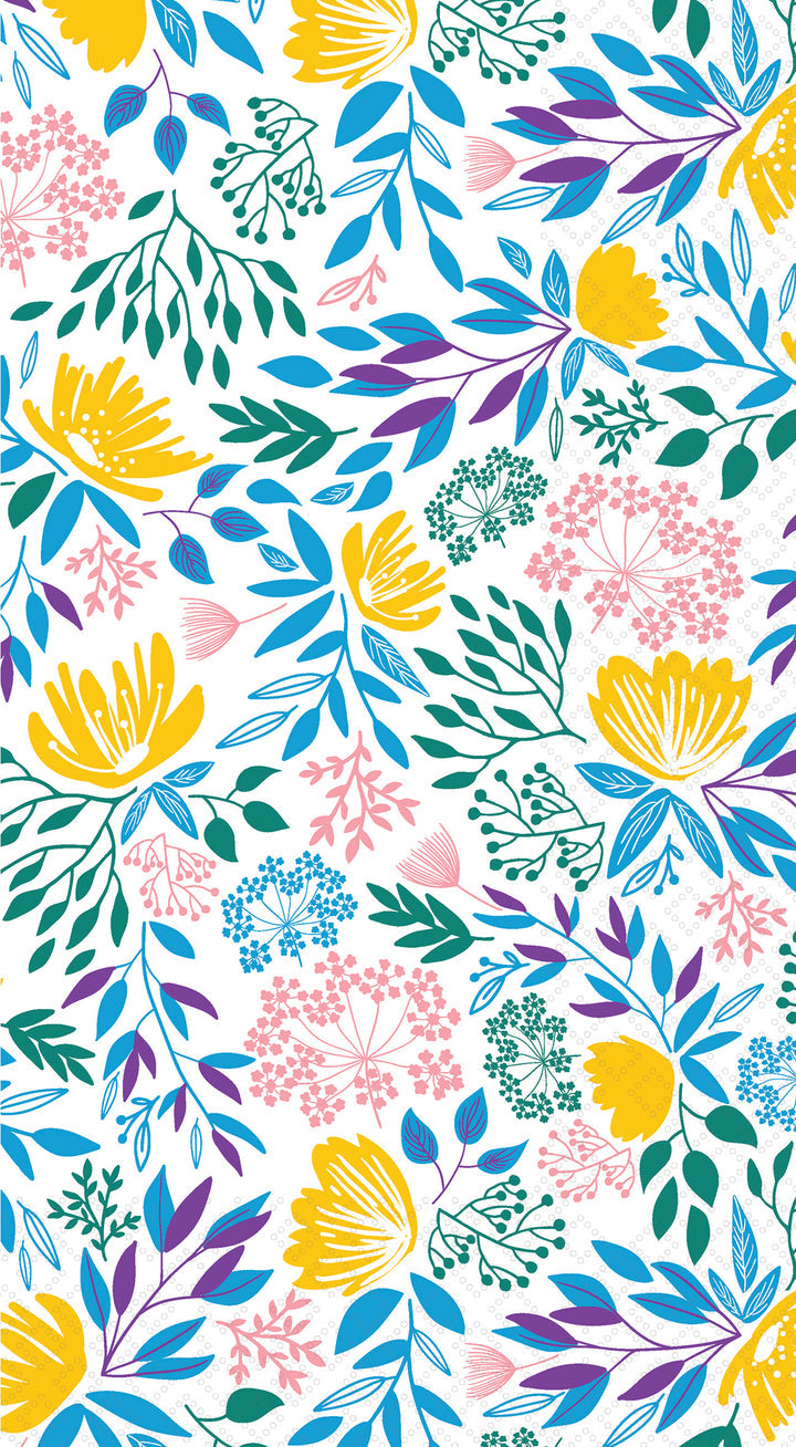 Floral Fantasy Guest Towel