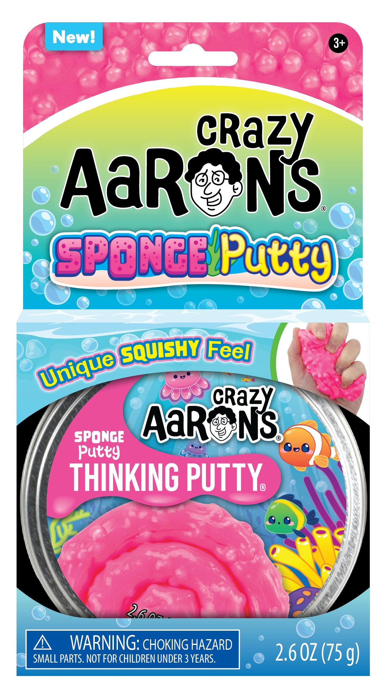 Sponge Putty  Full Size 4" Thinking Putty Tin