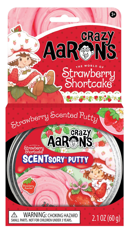 Strawberry Shortcake  Full Size 4" Thinking Putty Tin
