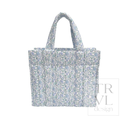 QUILTED MINI GO GO TOTE - HAMPTONS FLORAL