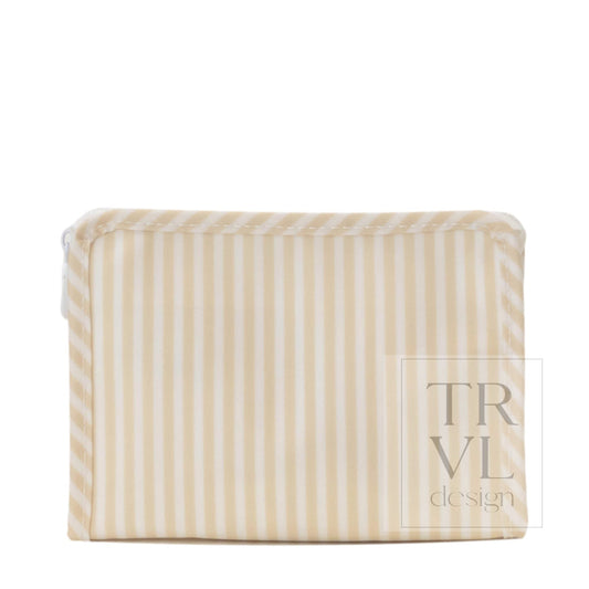 Roadie Medium Zip Pouch - Pimlico Stripe Sand
