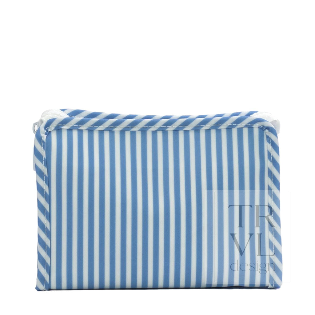 ROADIE SMALL Zip Pouch - PIMLICO STRIPE CHAMBRAY