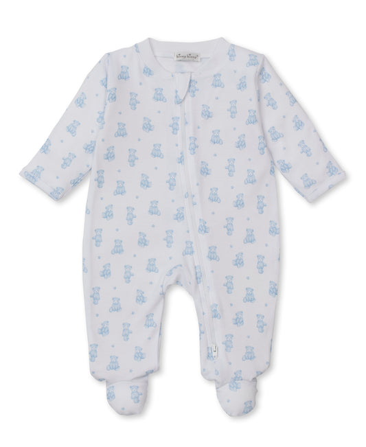 Kissy Kissy Teddy Bears Footie W/ Zip Prt