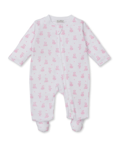 Kissy Kissy Teddy Bears Footie W/ Zip Prt