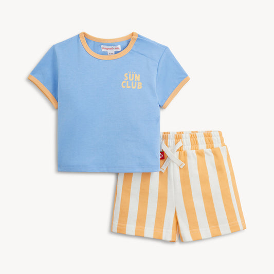 Sun Club S/s Tee + Short Set