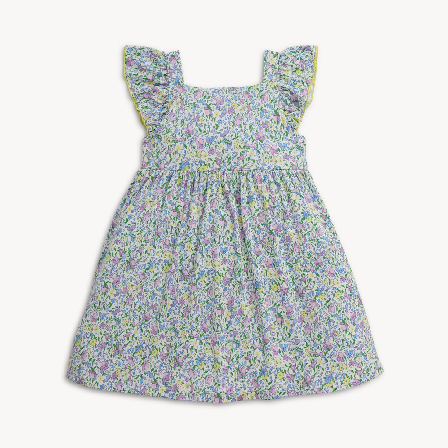 Lavinia Modal Square Nck Ruffle Slv Drs