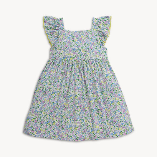 Lavinia Modal Square Nck Ruffle Slv Drs