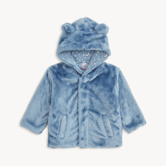 Winter Sky Minky Bear Jacket