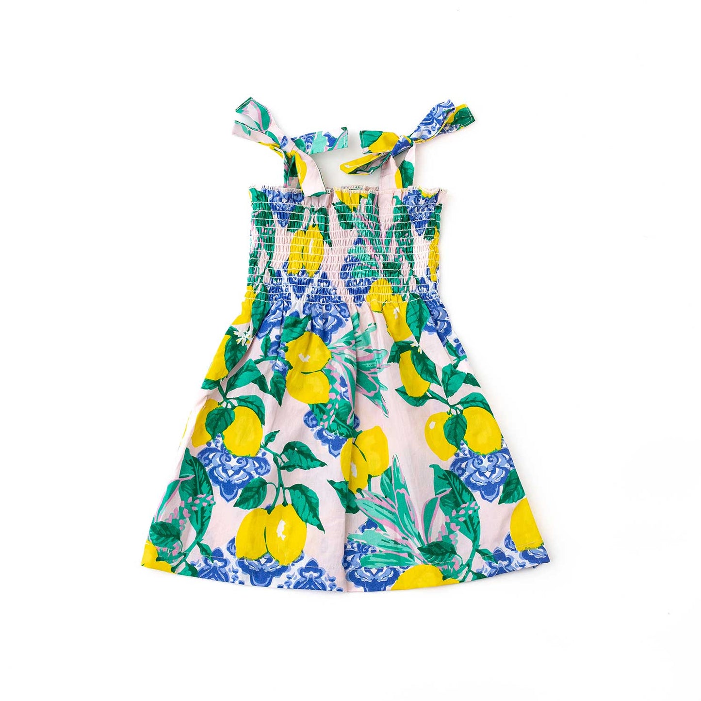 Dress - Cotton Tie Top - Santorini Citrus