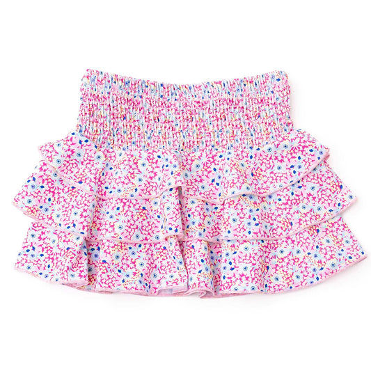 Skirt - Smocked - Electric Ditsy