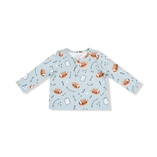 Touchdown Time - Grey Mist - L/s Henley