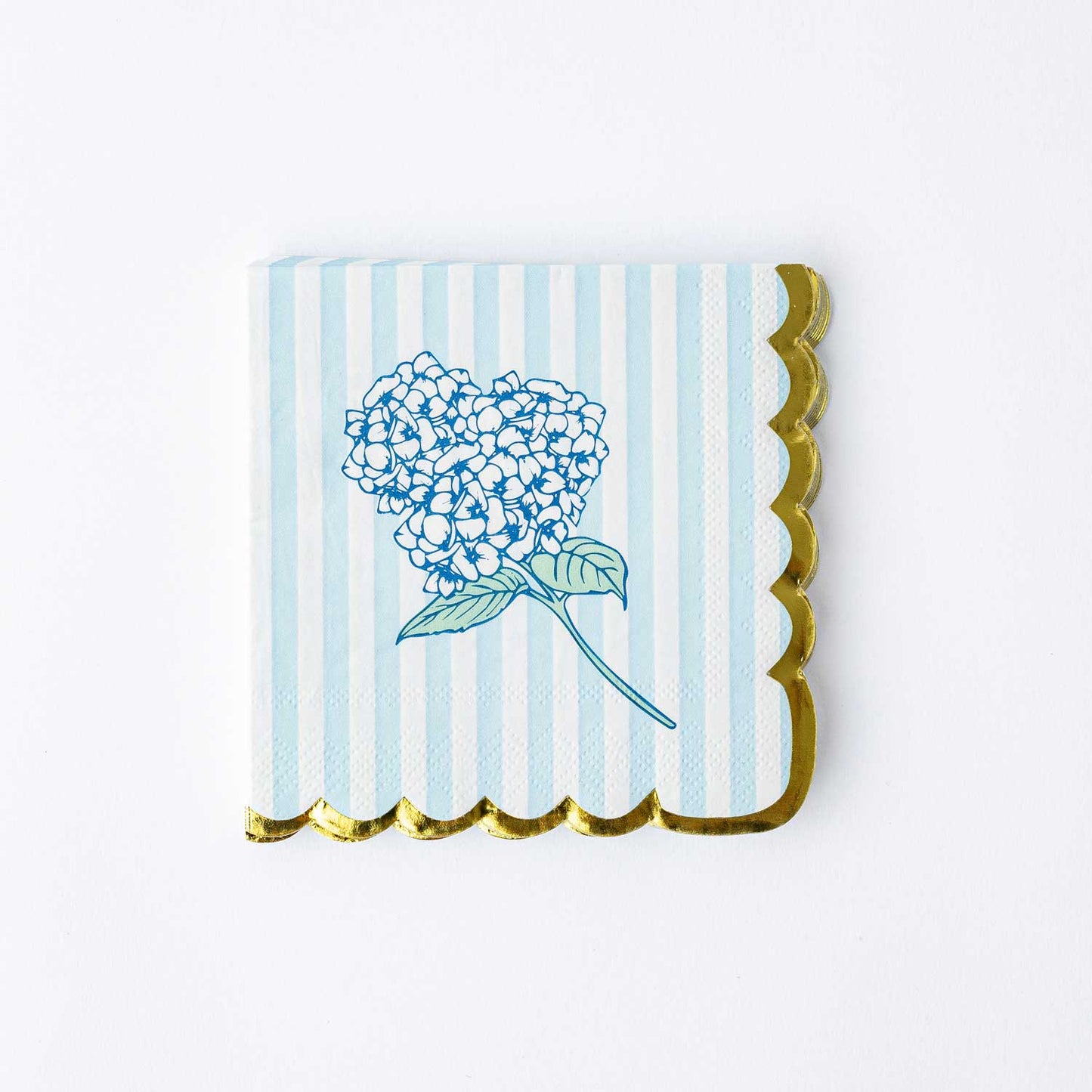 Paper Bev Napkins - Hydrangea Stem
