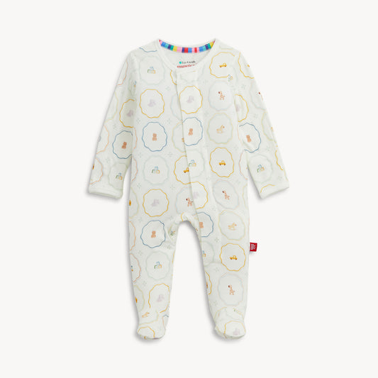Nursery Magic Cream Modal Footie