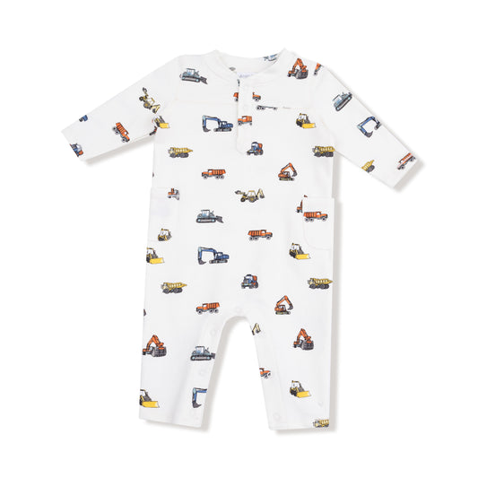 Construction Vehicles - French Terry - Uni Romper