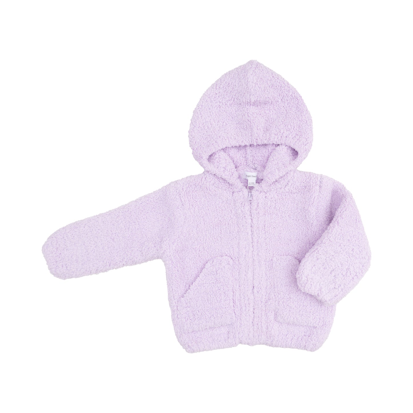 Chenille Hooded Jacket in Lavender