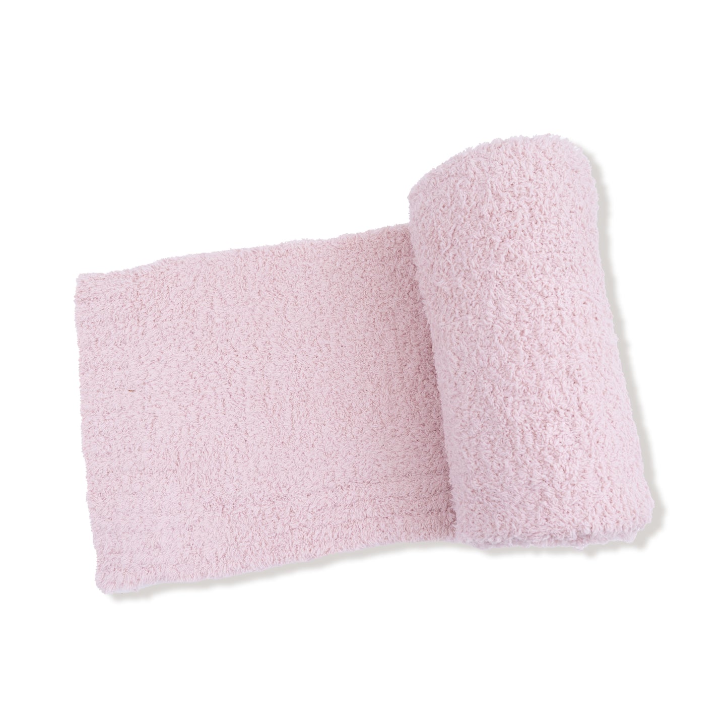 Chenille Stroller Blanket Blush 30X40