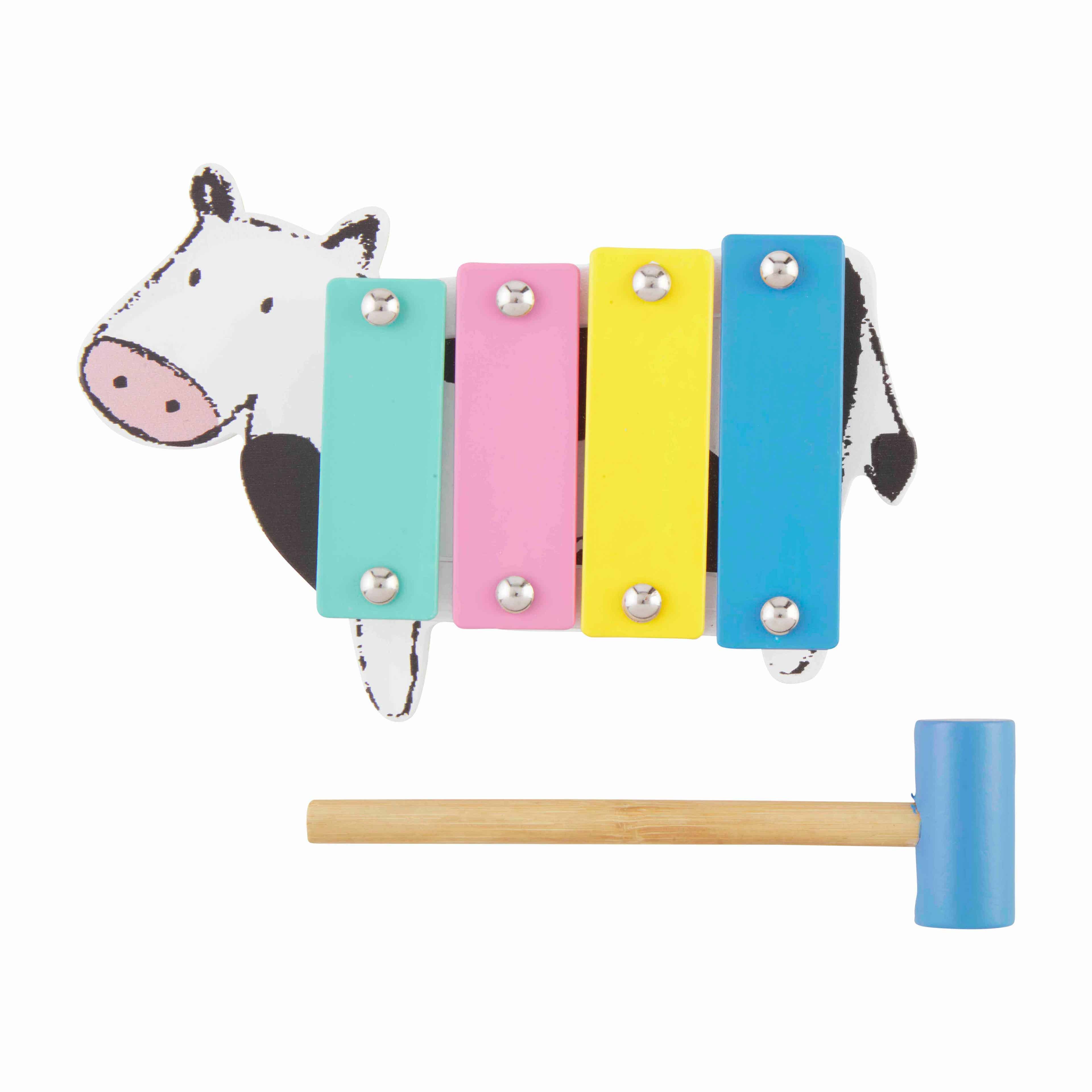 Cow Wood Farm Xylophone Toy