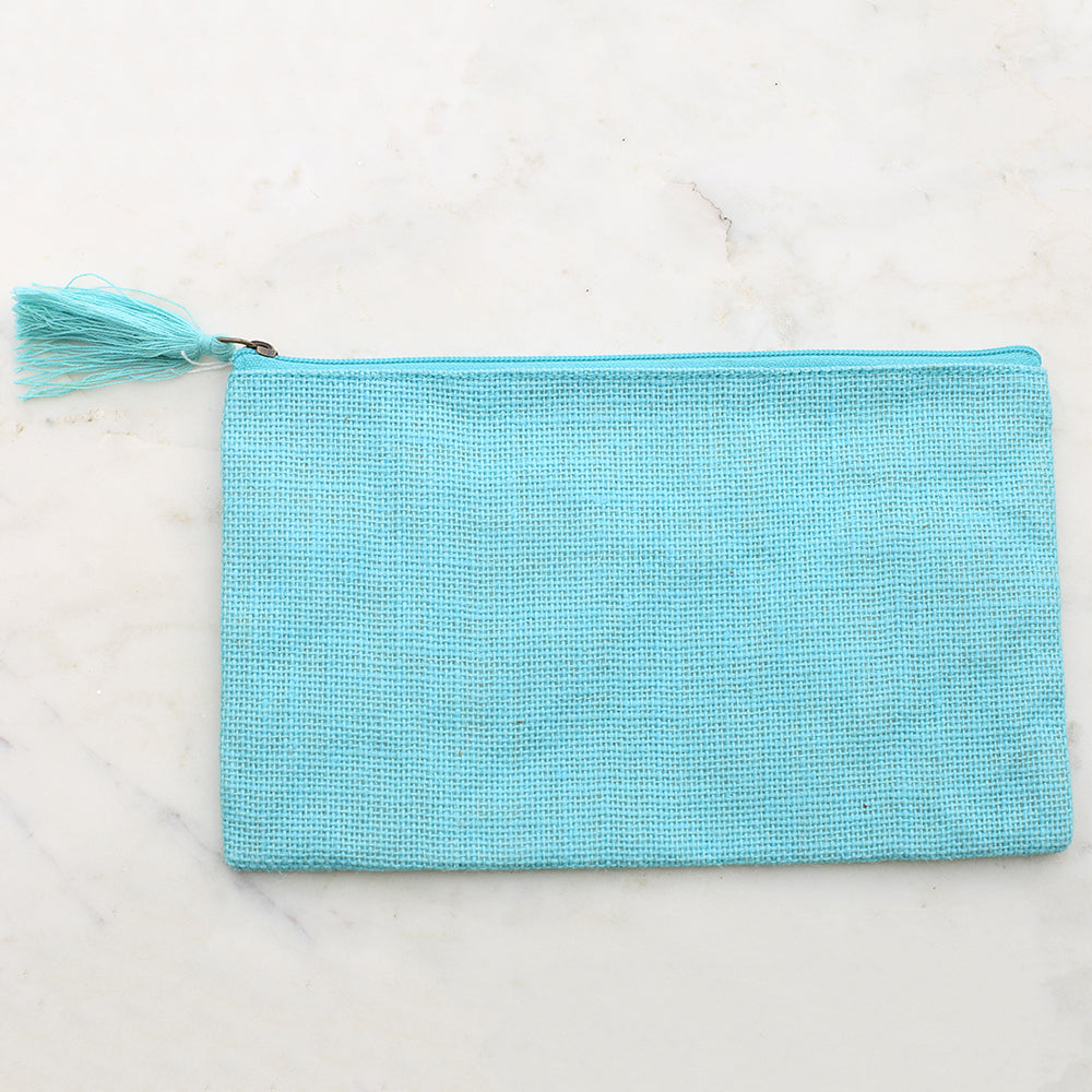 Jute Cosmetic Bag