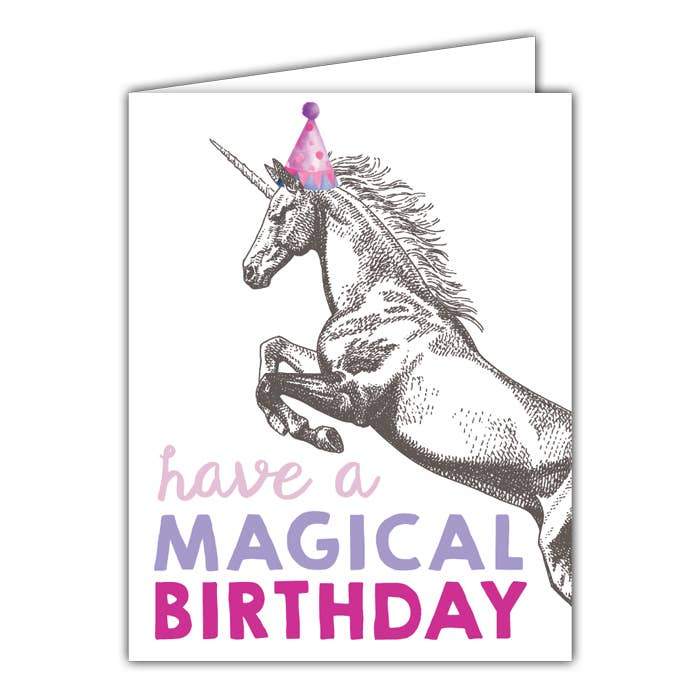 Have a Magical Birthday Small Folded Greeting Card