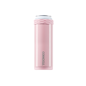 Corkcicle 16 oz Travel Tumbler, Stainless Steel, Triple Insulated, Water  Bottle, Gloss Rose Quartz 