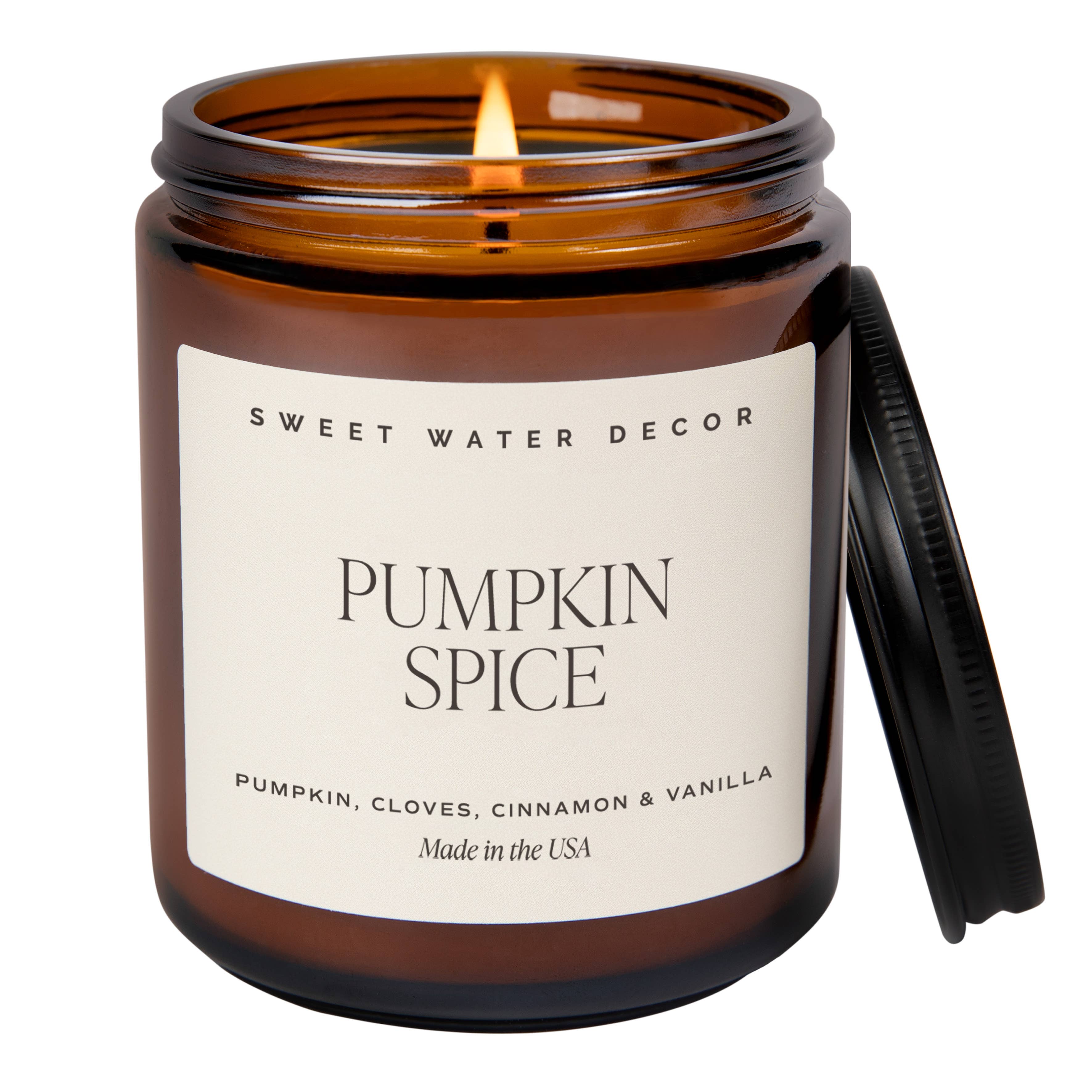 Pumpkin Spice Soy Wax Candle / Halloween Candle Gift / Autumn Home