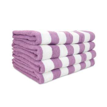 Cabana Beach Towels - Large 30 x 70 Inch Striped Cotton — She la la