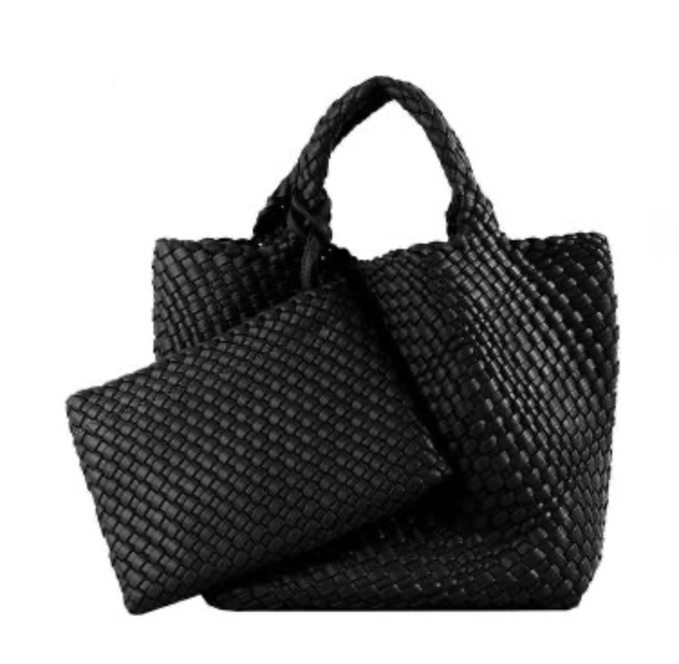 Woven Everyday Leather Shoulder Bag