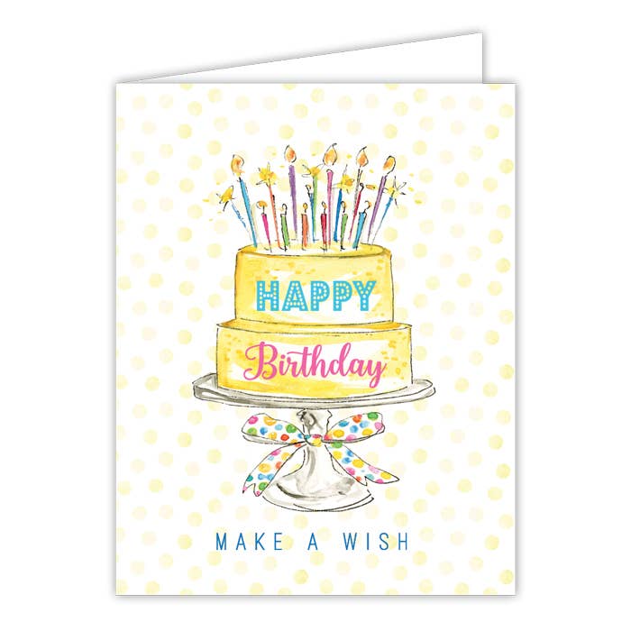Sunny Studio Stamps Make A Wish Birthday Cake 2x3 Clear Stamp Set