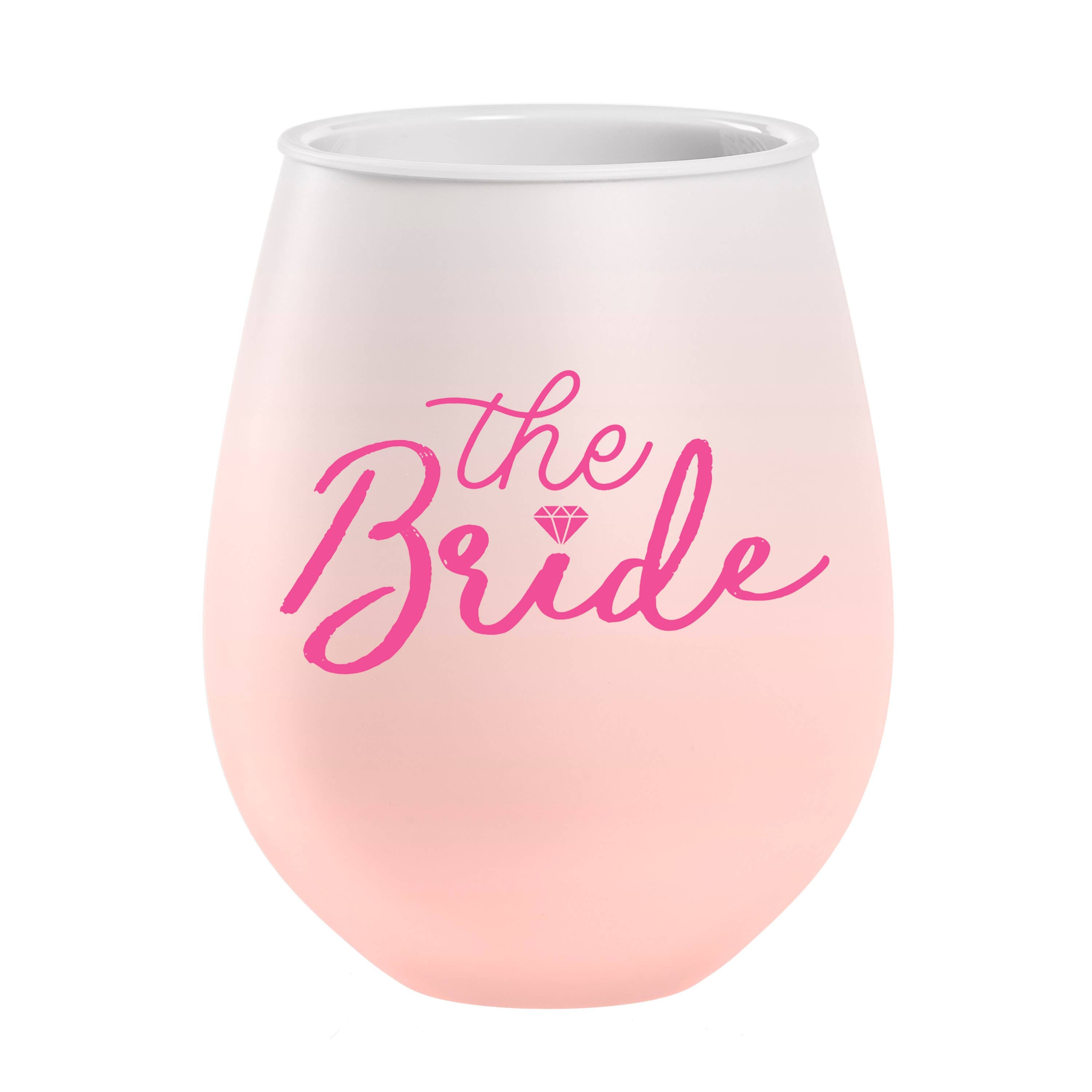 Hydrangea Stemless Wine Glass, Sold Separately