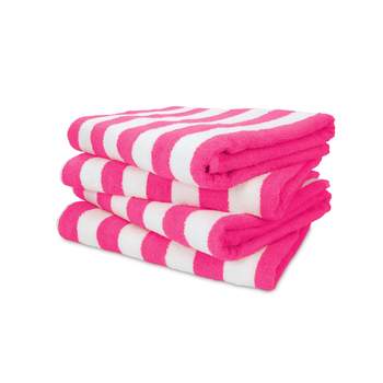 Cabana Beach Towels - Large 30 x 70 Inch Striped Cotton — She la la