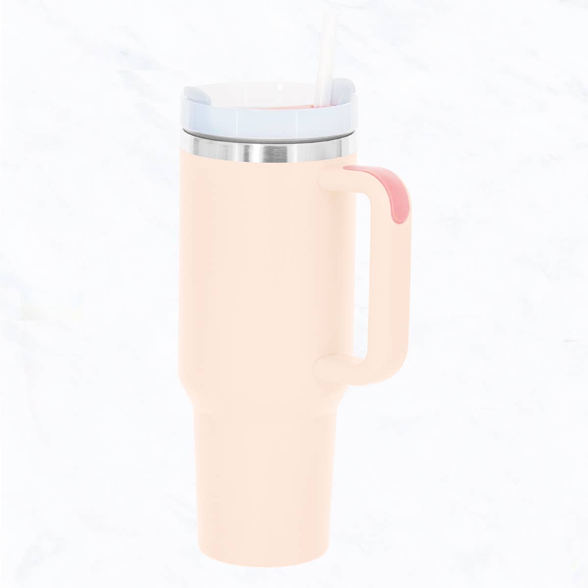 Silicon, 40 oz, Stainless Steel Tumbler with Handle