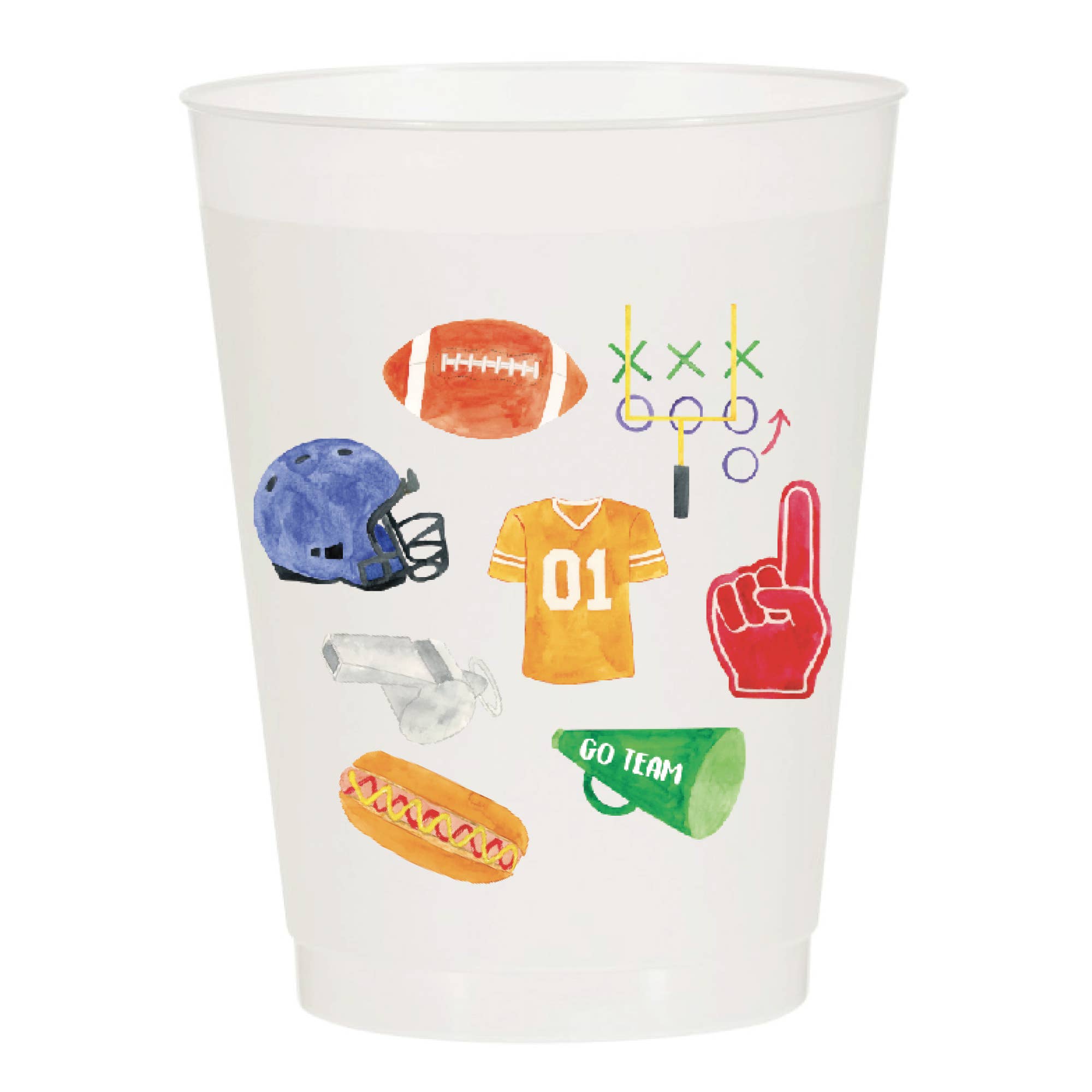 Personalized Styrofoam Cups for Football Tailgating