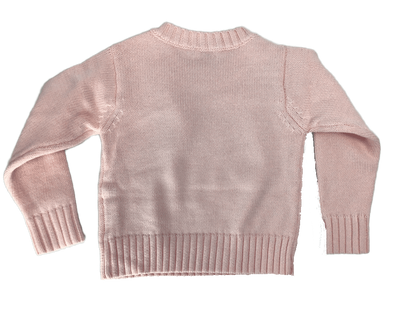 Little La La Solid Button Knit Sweater