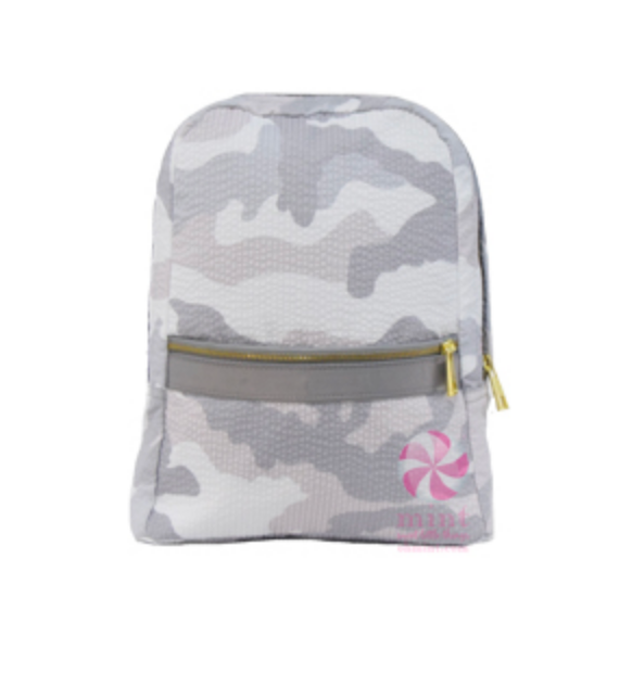 Adult Backpack Camo with Monogram