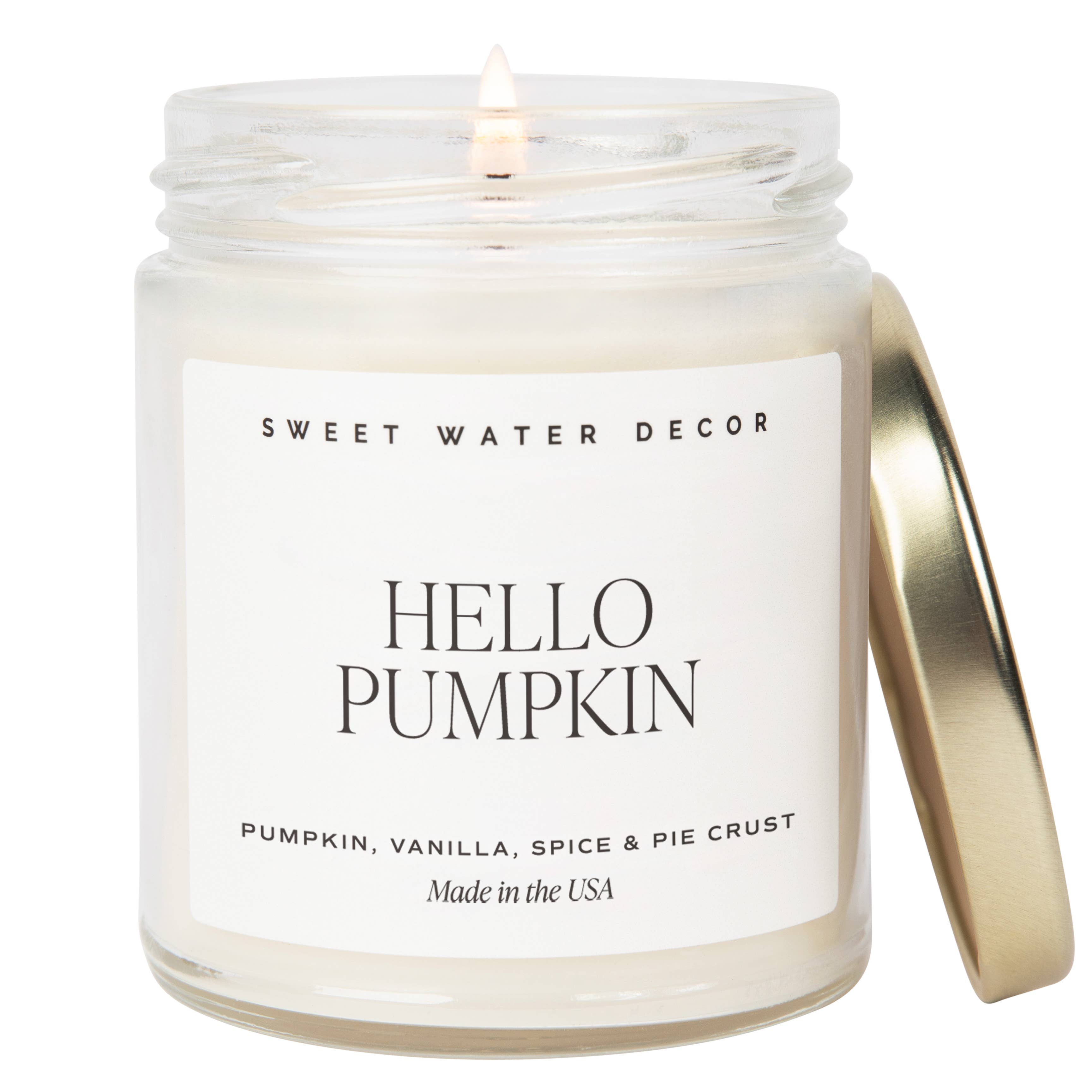 Pumpkin Spice Soy Wax Candle / Halloween Candle Gift / Autumn Home