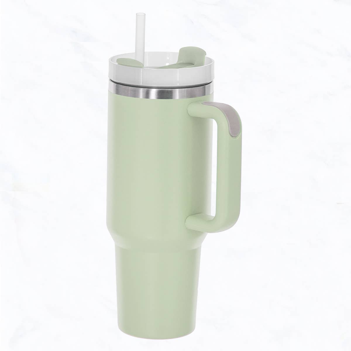 Silicon, 40 oz, Stainless Steel Tumbler with Handle