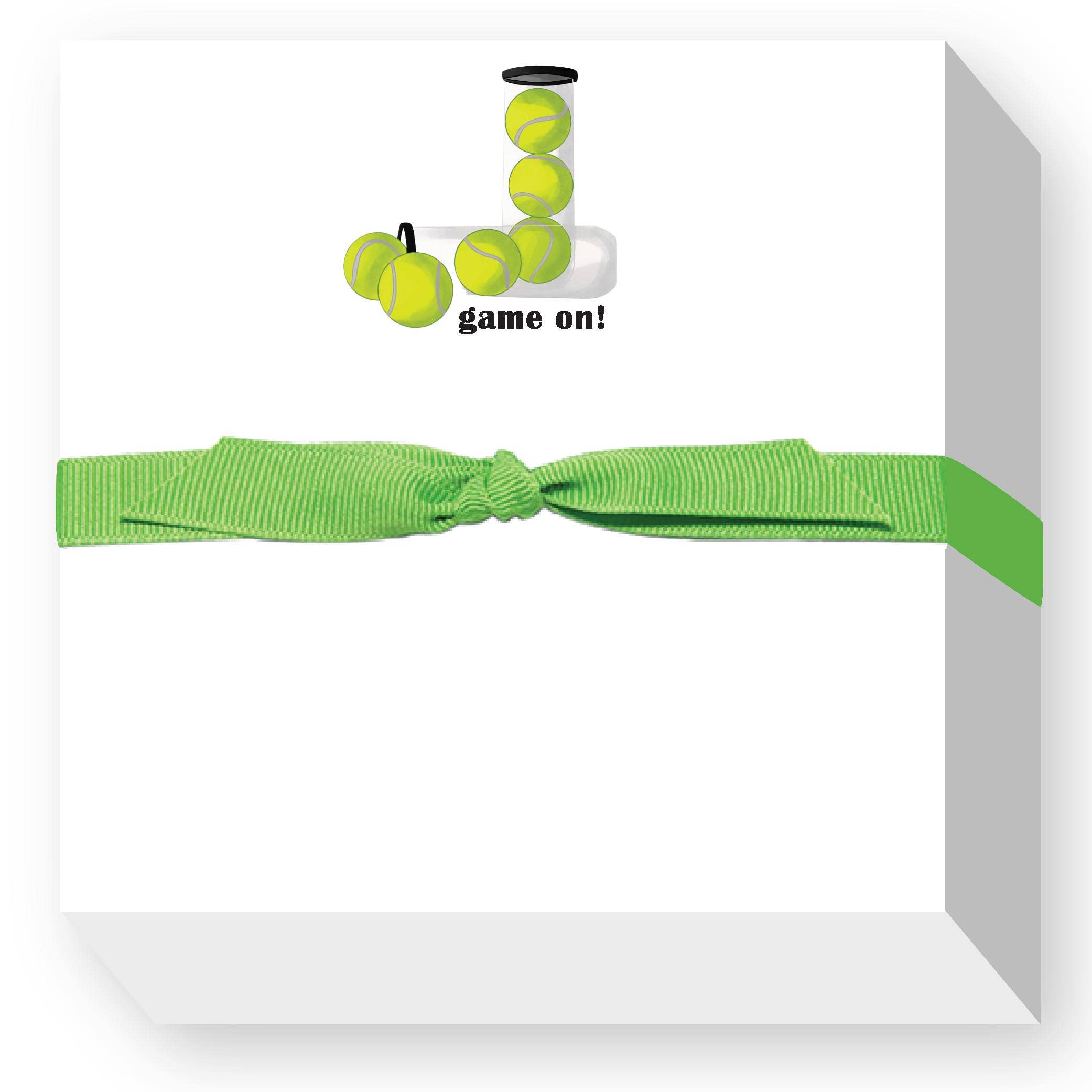 GAME ON TENNIS CHUBBIE NOTEPAD