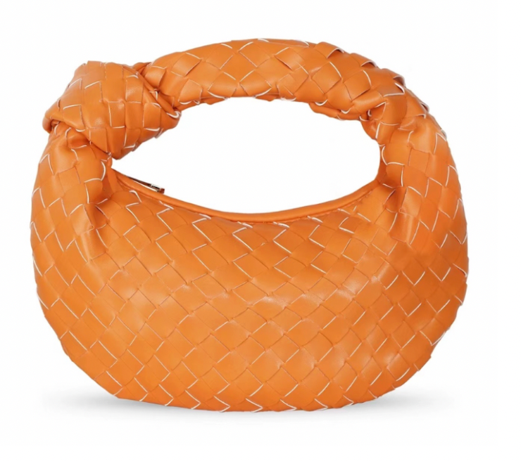 Braided Hattie Bag - orange