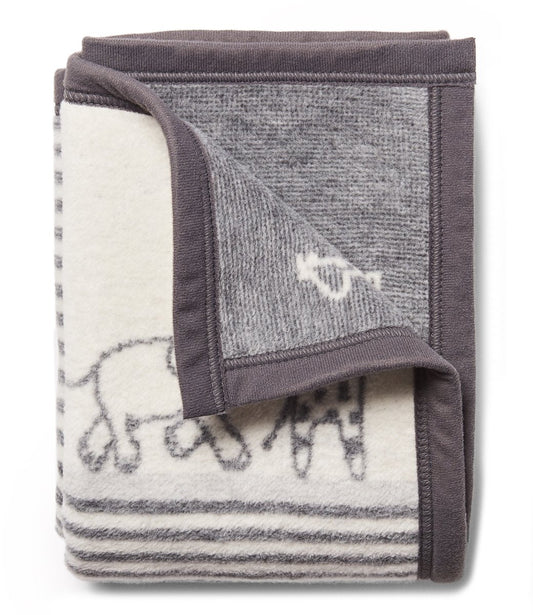 Jungle Walk Grey Mini Blanket