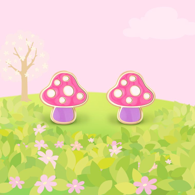 Mini Mushroom Cutie Stud